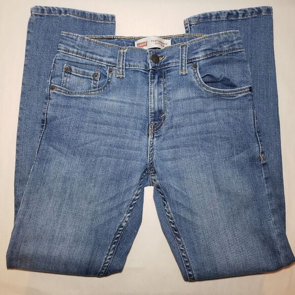 LEVI'S Boys 511 Flex Slim Fit Performance Jeans Size 14 -  27 x 29 - Picture 5 of 9
